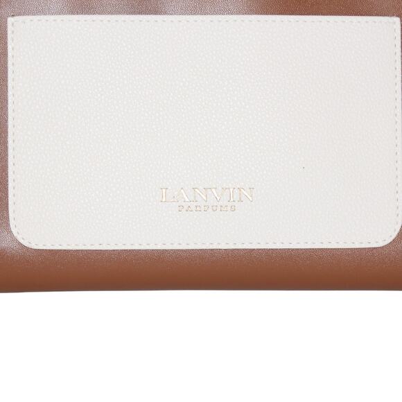 Lanvin for Turkish Airlines Mini Bag Clutch Brown Tan - Picture 4 of 5